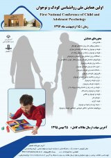 Poster of First National Conference on Child and Adolescent Psychology