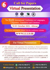 Poster of The Sixth International Conference on Languages, Linguistics, Translation and Literature (virtually)