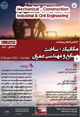 Poster of 8th International Conference on Mechanics, Construction, Industries and Civil Engineering