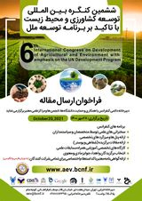 Poster of Sixth International Congress on Agricultural and Environmental Development with emphasis on the United Nations Development Program