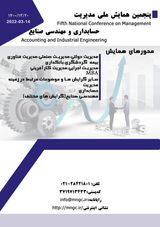 Poster of Fifth National Conference on Accounting Management and Industrial Engineering