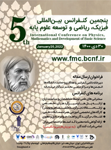 Poster of Fifth International Conference on Physics, Mathematics and Basic Science Development