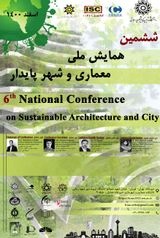 Poster of 6th National Conference on Sustainable Architecture and City