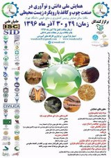 Poster of National Conference on Knowledge and Innovation on Wood and Paper Industry with Environment Approach