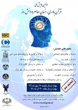 Poster of 1 st National Conference on Quranic Belief, Contemporary Human and the Modern Knowledge.