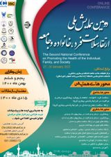 Poster of The Second National Conference on Promoting the Health of the Individual, Family and Community