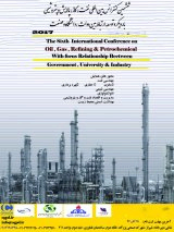 Poster of The Sixth International Conference of Oil  , Gas  , Refining & Petrochemical with focus  on Relationship Between Government , University and Industry