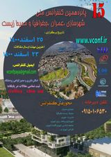 Poster of 15th National Conference on Urban Planning, Civil Engineering, Geography and Environment