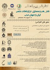 Poster of International Conference on the Role of Art and Architecture in Iranian and Arab World Scientific Relationships
