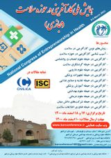 Poster of The first national conference on entrepreneurship in the field of health