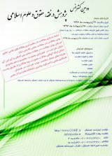 Poster of The second research conference on jurisprudence, law and Islamic sciences