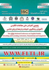 Poster of Fifth National Conference on English Studies (Teaching and Learning, Literature and Translation)