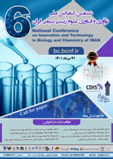 Sixth National Conference on Innovation and Technology of Biological Sciences Iranian Chemistry