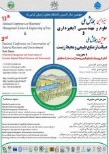 Poster of  The 13th National Conference on Watershed Management Science & Engineering of Iran and The 3rd National Conference on Conservation of Natural Resources and Environment