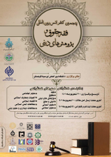 Poster of Fifth International Conference on Jurisprudence, Law and Religious Research