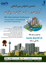 Poster of Sixth International Conference on Innovation in Architectural and Urban Engineering