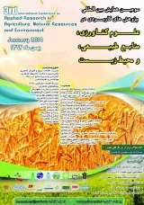Poster of Third International Conference on Applied Research in Agricultural Sciences, Natural Resources and the Environment
