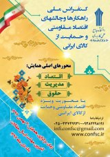 Poster of Solutions and Challenges of Resistance Economics and Protection of Iranian Goods