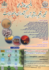 Poster of The fifth national conference on climate change and its impact on agriculture and environment