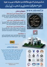 Poster of The 6th National Conference on Advanced Studies and Research in Geography, Architecture and Urban Science of Iran