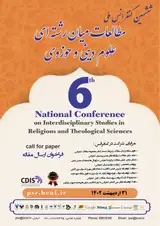 Poster of The 6th National Conference of Interdisciplinary Studies of Religious Sciences and Seminaries