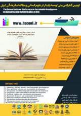 Poster of Second National Conference on Sustainable Development in Iranian Humanities and Cultural Studies