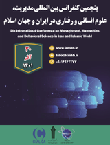 Poster of 5th International Conference on Management, Humanities and Behavioral Science in Iran and Islamic World