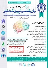 Poster of 3rd National Conference on Cognitive Educational Psychology